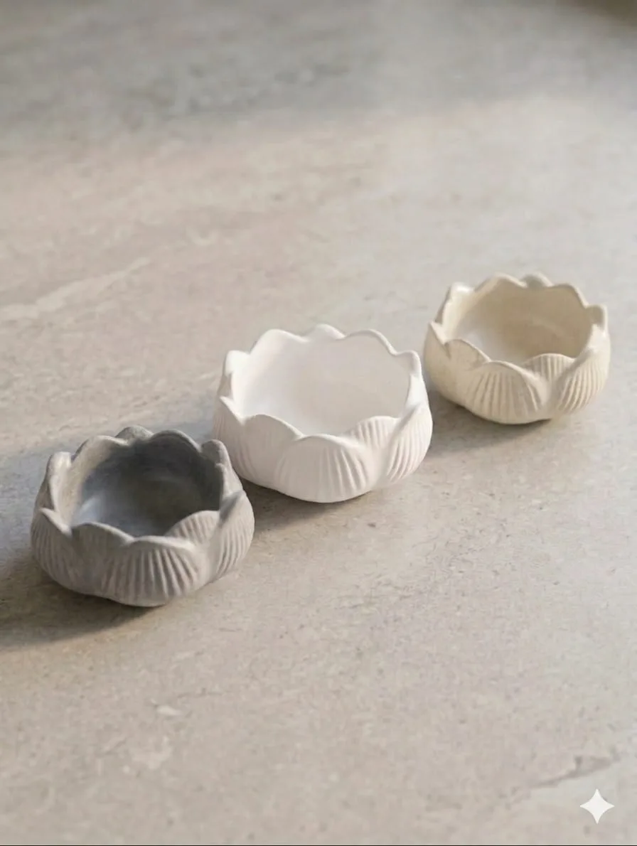 Caramelera artesanal en forma de flor para wax melts